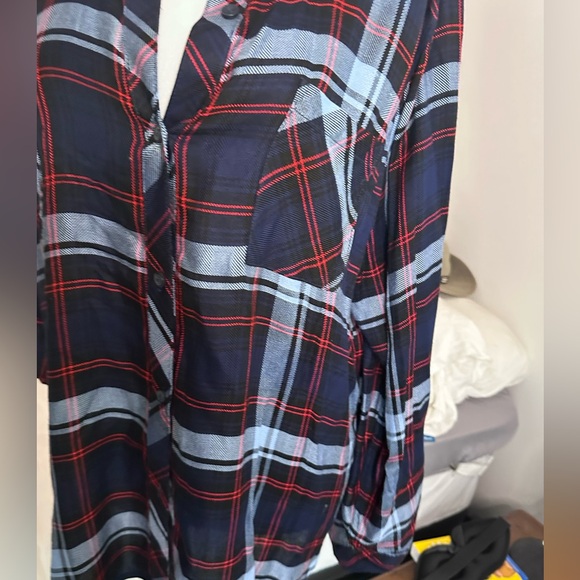 XL DARK BLUE FLANNEL - Picture 3 of 6